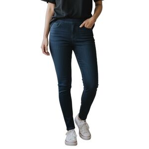 Spanx Dark Wash Skinny Jeggings